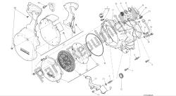 tekening 05a - koppelingszijde carter deksel (jap) groep motor