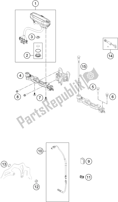 Toutes les pièces pour le Instruments / Système De Verrouillage du Gasgas EC 250 EU 2021