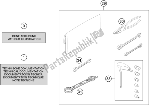 All parts for the Seperate Enclosure of the Gasgas EC 250 EU 2021