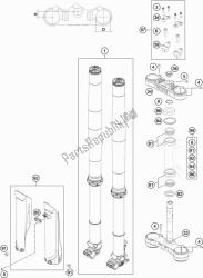 forcella anteriore, pinza tripla