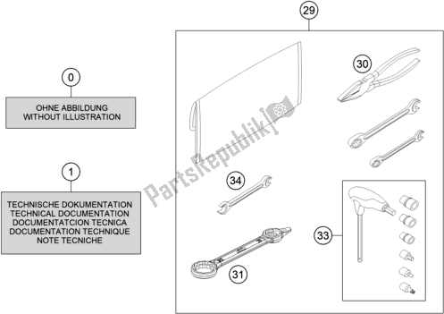 All parts for the Seperate Enclosure of the Gasgas EC 250F EU 2021