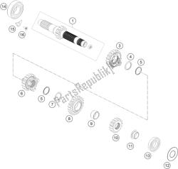 transmissie i - hoofdas