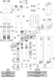 FRONT FORK DISASSEMBLED