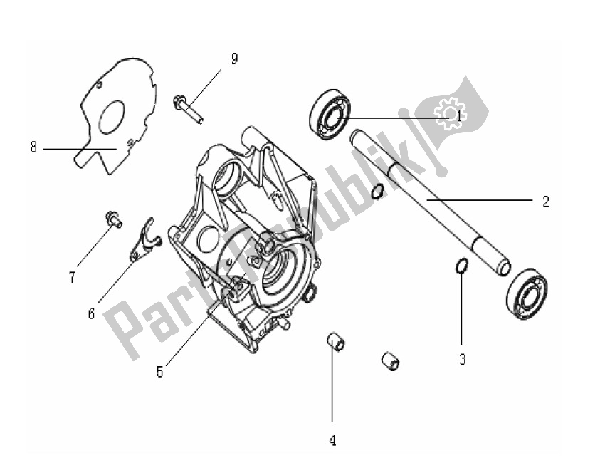 Todas las partes para Carterhelft de Generic XOR MAT Zwart 2006 45 KM H 50 2000 - 2010