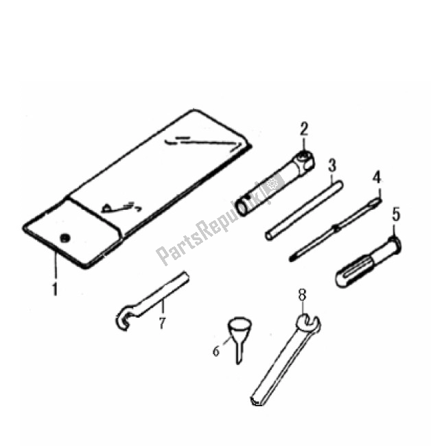 Todas las partes para Conjunto De Herramientas de Generic XOR WIT 09 45 KM H 50 2000 - 2010