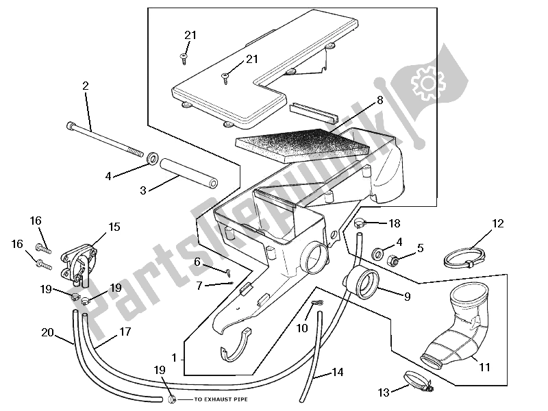 Todas las partes para Filtro De Aire de Gilera SC 125 2006