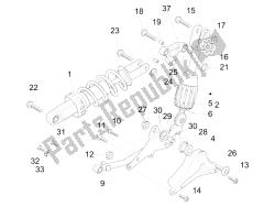 Rear suspension - Shock absorber/s