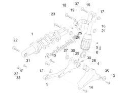sospensione posteriore - ammortizzatore / i