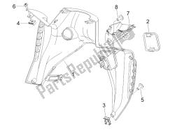 boîte à gants avant - panneau de protection des genoux