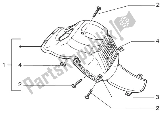 Todas las partes para Carenados (3) de Gilera Runner 50 Pure JET 1998