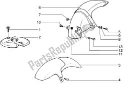 Front and rear mudguard