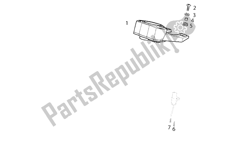 Todas las partes para Tablero de Gilera RCR 50 2013