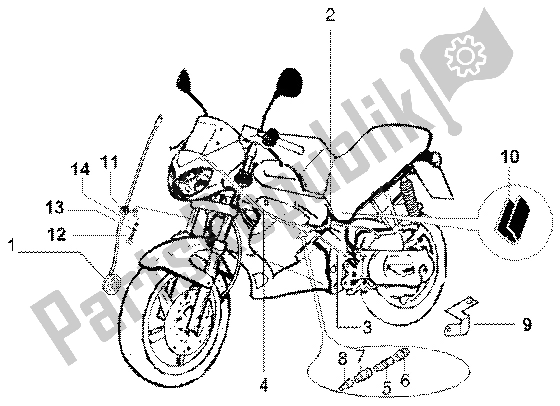 All parts for the Transmission of the Gilera DNA GP Experience 50 1998