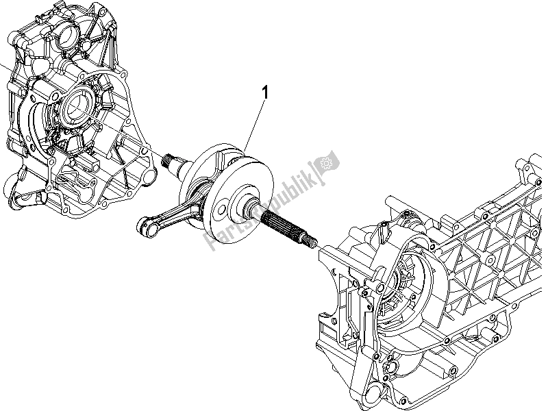 Todas las partes para Cigüeñal de Gilera Runner 125 VX 4T E3 2007