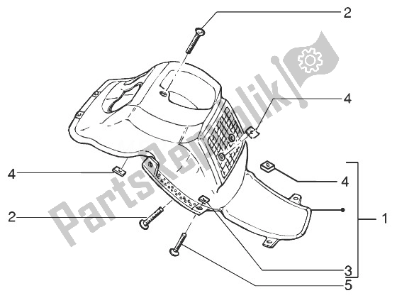 All parts for the Fairings (3) of the Gilera Runner 200 VXR 4T 1998