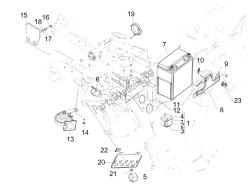 interruttori del telecomando - batteria - avvisatore acustico