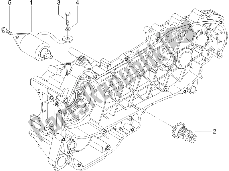 Todas las partes para Stater - Arranque Eléctrico de Gilera Runner 125 VX 4T SC E3 2006