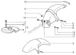 Front and rear mudguard