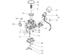 componenti del carburatore