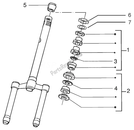 Toutes les pièces pour le Roulements à Billes De Direction du Gilera Runner 50 Pure JET 1998