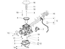 componenti del carburatore