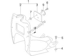 Front glove-box - Knee-guard panel