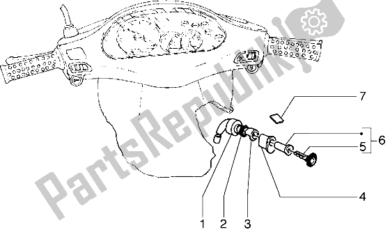 All parts for the Electrical Devices (2) of the Gilera Runner VX 125 1998