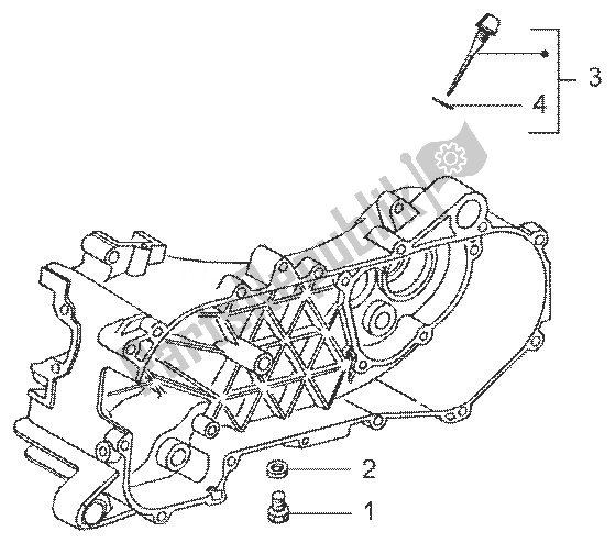 Tutte le parti per il Controllo Dell'olio del Gilera Runner 50 SP 1998