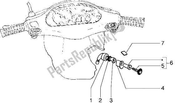 Toutes les pièces pour le Appareils électriques (2) du Gilera Runner VXR 125 1998