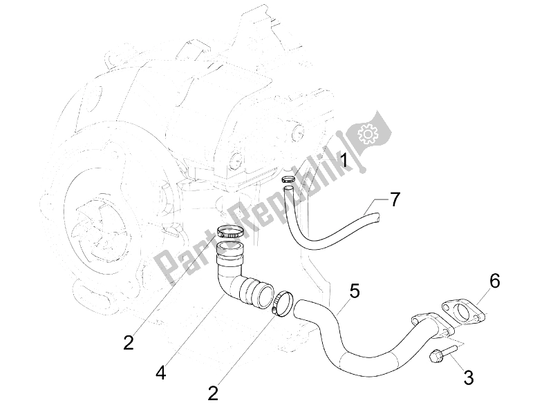 Toutes les pièces pour le Boîte à Air Secondaire du Gilera Runner 125 VX 4T E3 UK 2006