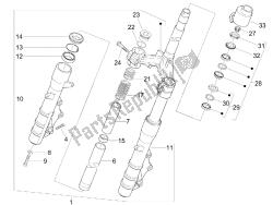 forcella / tubo sterzo - unità cuscinetto sterzo