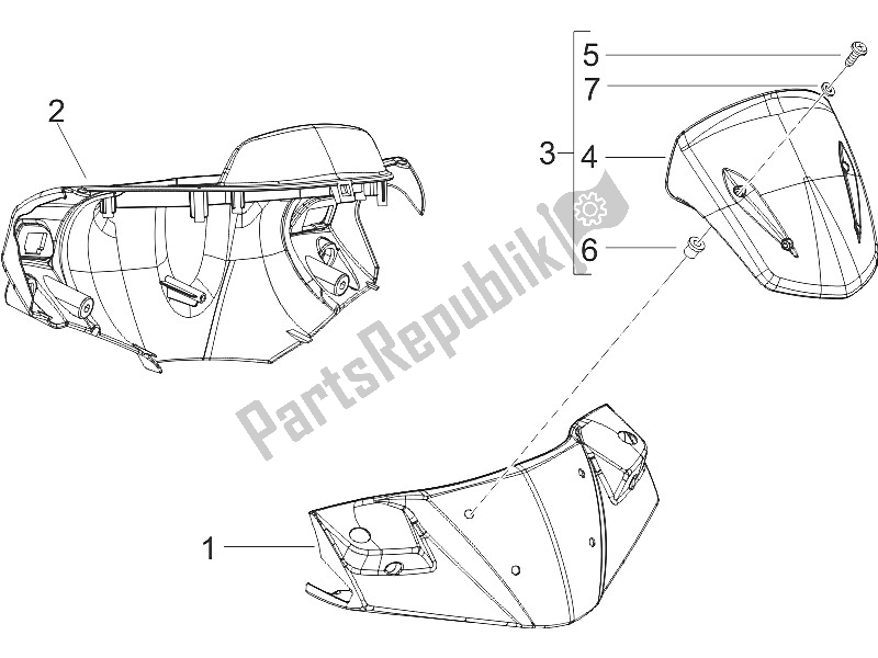 Toutes les pièces pour le Couvertures De Guidon du Gilera Runner 200 VXR 4T 2005