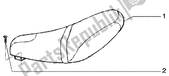 Toutes les pièces pour le Selle du Gilera Runner 50 Poggiali 1998