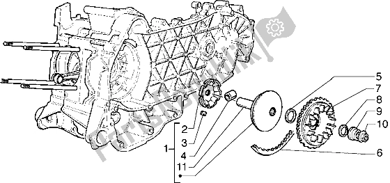 Tutte le parti per il Puleggia Motrice del Gilera Runner VXR 125 1998