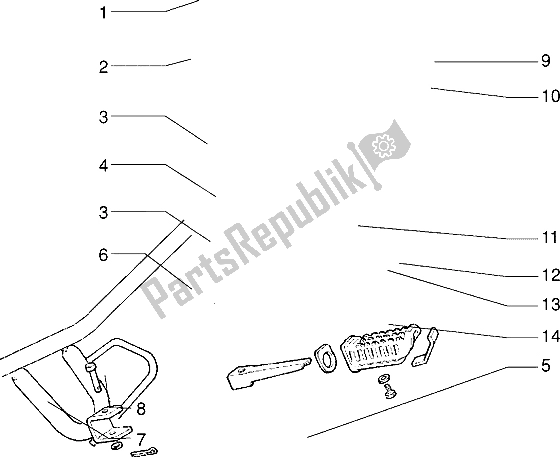 Toutes les pièces pour le Purificateur D'air du Gilera H K 50 1998