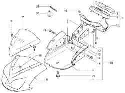 Fairings-meter combination