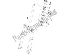 forcella / tubo sterzo - unità cuscinetto sterzo