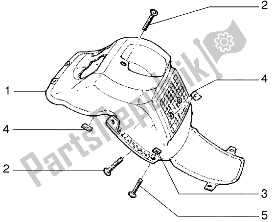 Todas as partes de Carenagens (3) do Gilera Runner 50 1998