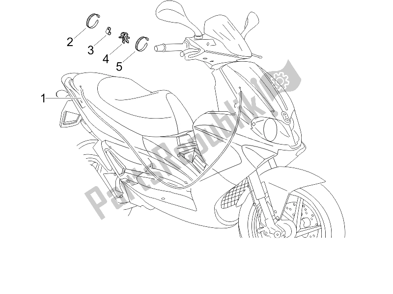 Tutte le parti per il Trasmissioni del Gilera Runner 200 VXR 4T Race E3 UK 2006