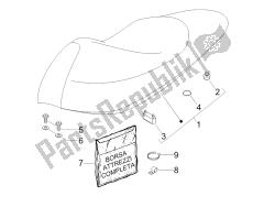 selle / sièges - rouleau d'outils