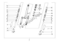 Fork/steering tube - Steering bearing unit