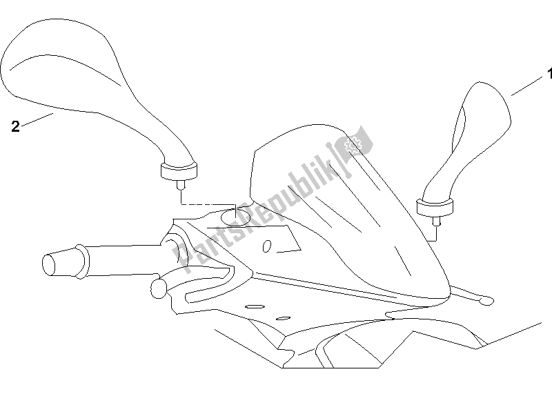 Toutes les pièces pour le Miroir (s) De Conduite du Gilera Runner 200 VXR 4T E3 2006