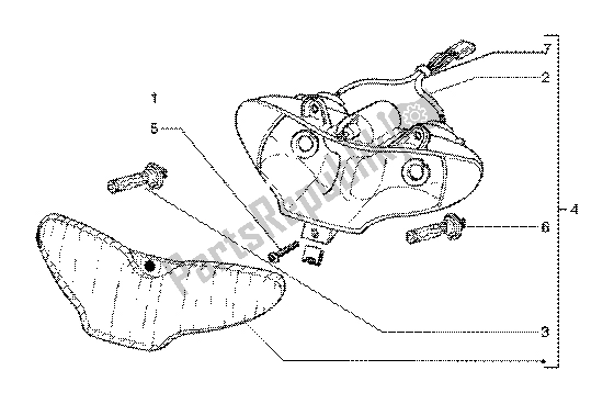 Toutes les pièces pour le Unité Optique du Gilera Runner 125 FX 2T 1998