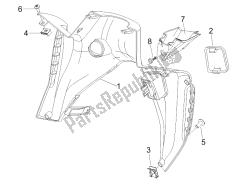 Front glove-box - Knee-guard panel