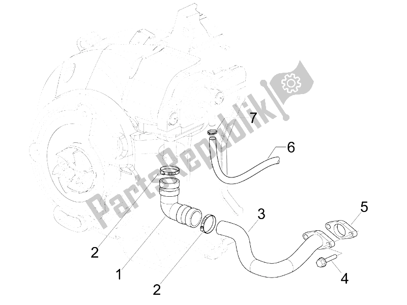 Todas las partes para Caja De Aire Secundaria de Gilera Runner 125 VX 4T SC UK 2006