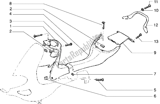 Todas las partes para Carenados (5) de Gilera Runner VX 125 1998