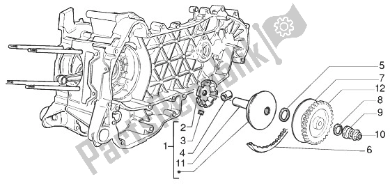 Toutes les pièces pour le Demi-poulie Motrice du Gilera Runner 125 VX 4T 1998