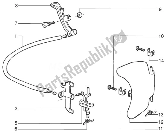 Toutes les pièces pour le Bouchon D'essence du Gilera Runner 50 Pure JET 1998