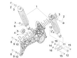 sospensione posteriore - ammortizzatore / i