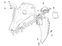 boîte à gants avant - panneau de protection des genoux